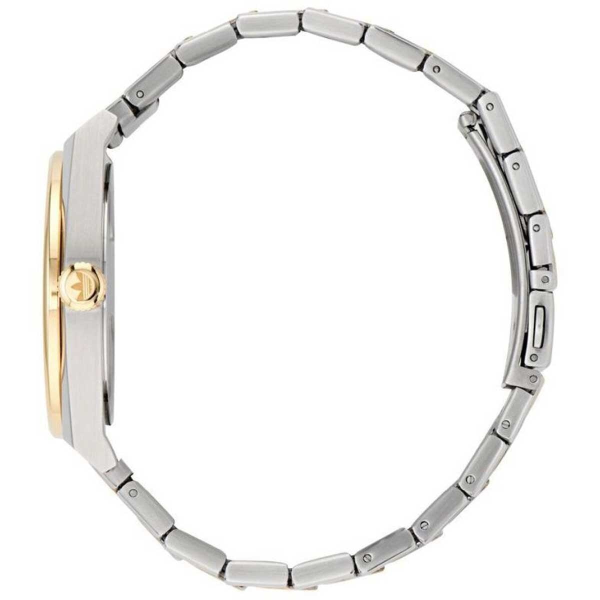 Adidas Originals Two Tone Stainless Steel Watch AOSY23542 with Day-Date Indicator