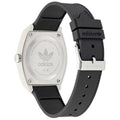 Adidas Originals Project Two Black Resin Strap Analogue Watch AOST23550 - Streetwear Attitude, White Resin Case, Black Strap - SuperSaverAU - view 4