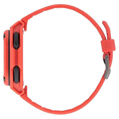 Adidas Originals City Tech Two Red Silicone Digital Watch AOST23063 - 45mm Red Resin Case, Black Digital Display Dial, Trefoil Logo on Strap