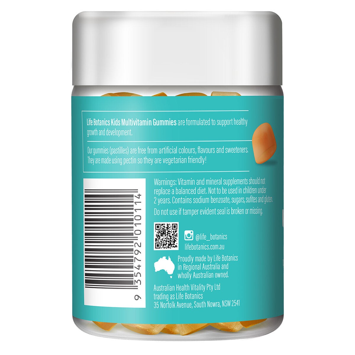 Life Botanics Children's Multi Vitamin Gummies 90 Pack Daily Support — image 2