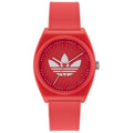 Adidas Originals Project Two Red Resin Strap Analogue Watch AOST23051 - Classic design, streetwear attitude, iconic Adidas colors, playful graphics - SuperSaverAU - view 1