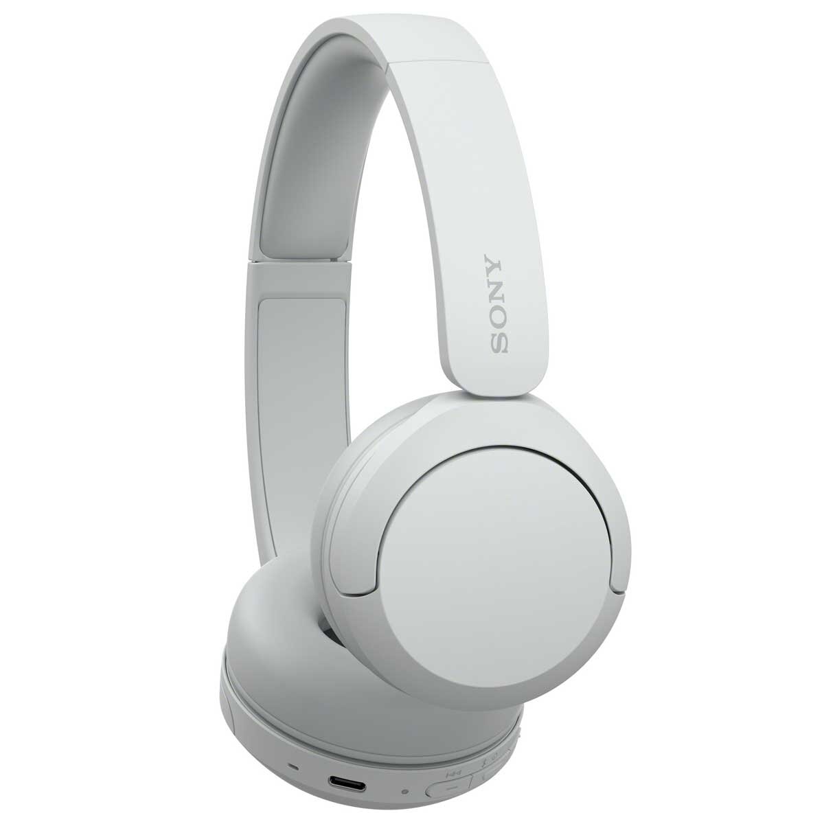 Sony Wireless Headphones WH-CH520W White - Connectivity, Lightweight Design, Clear Sound