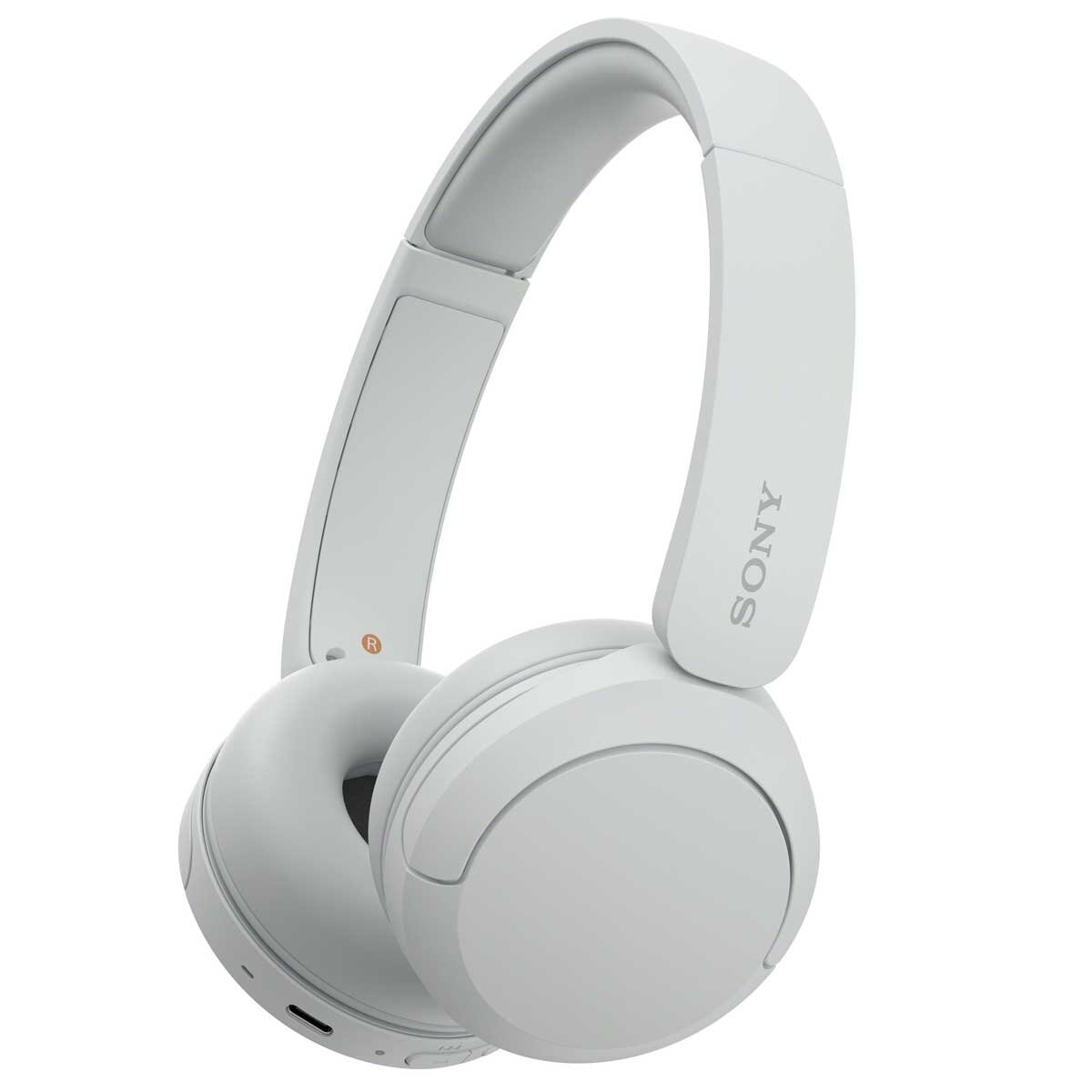 Sony Wireless Headphones WH-CH520W White - Connectivity, Lightweight Design, Clear Sound