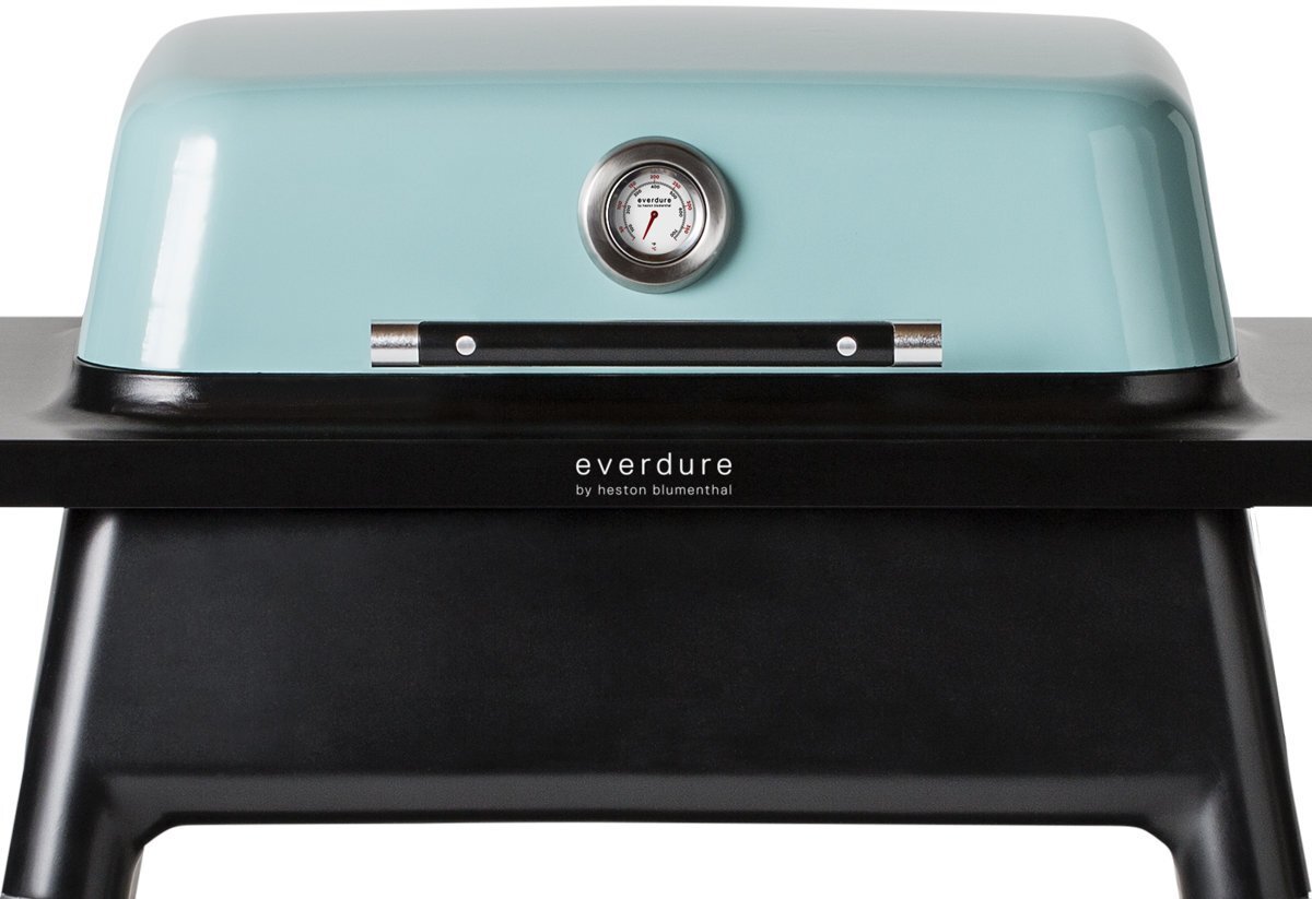 Everdure by Heston Blumenthal Force 2 Burner LPG BBQ - Instant Searing, Extra High Hood - HBG2M