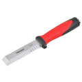 Trojan 25mm Side Strike Chisel with Serrated Cutting Edge and Metal Cap