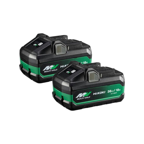 Hikoki 18V 36V Multivolt Battery Twin Pack - 2 Batteries - 1.5kg - High Output - SuperSaverAU - view 1