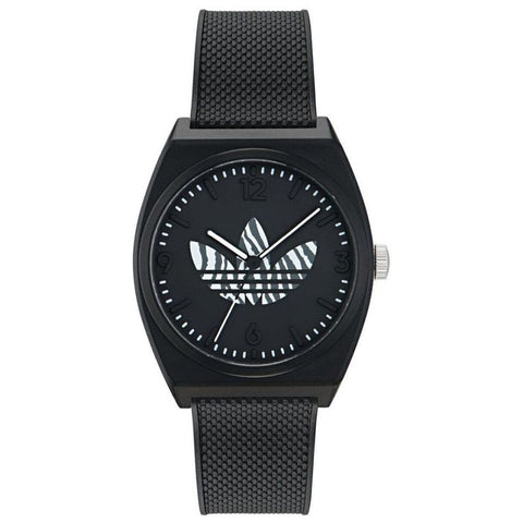 Adidas Originals Project Two Black Resin Strap Analogue Watch AOST23551 - SuperSaverAU - view 1