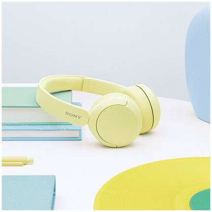 Sony Wireless Headphones WH-CH520Y Yellow - Everyday Use