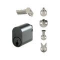 Rolltrak Commercial Security Oval Cylinder Lock - 6-Pin - Matte Black - 3 Keys - 10-Year Guarantee - SuperSaverAU - view 2