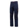 Hard Yakka Men's Legends Cotton Cargo Pants Navy, Size 97R, 340gsm 100% Cotton, Triple Stitched