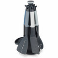 Joseph Joseph Elevate 7 piece utensil set - carousel, heat-resistant nylon heads - blue - 10525
