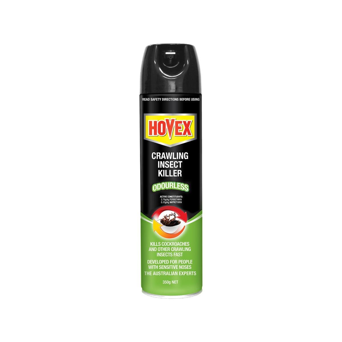 Hovex Odourless Crawling Insect Killer 350g Spray Fast Action - SuperSaverAU - view 1