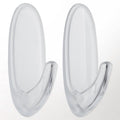 Command Small Clear Hooks - 2 Pack - Plastic - Damage-Free Hanging - SuperSaverAU - view 3