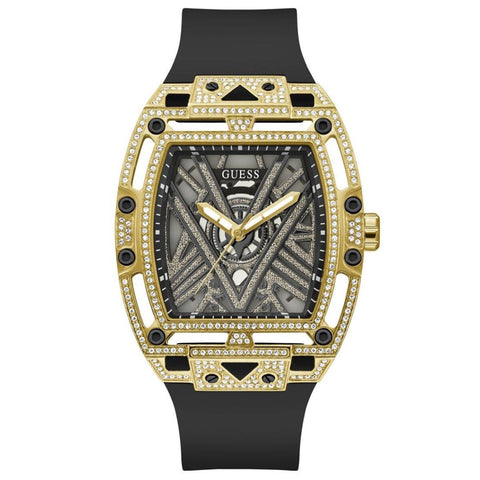 GUESS Men's Watch GW0564G1 Black Gold Tone 5 ATM Water Resistance - SuperSaverAU - view 2