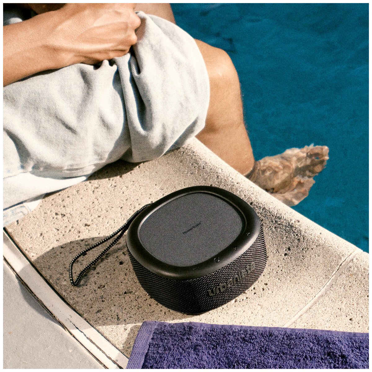 Urbanista Malibu Speaker Midnight Black IP67 Dust & Waterproof - SuperSaverAU - view 9