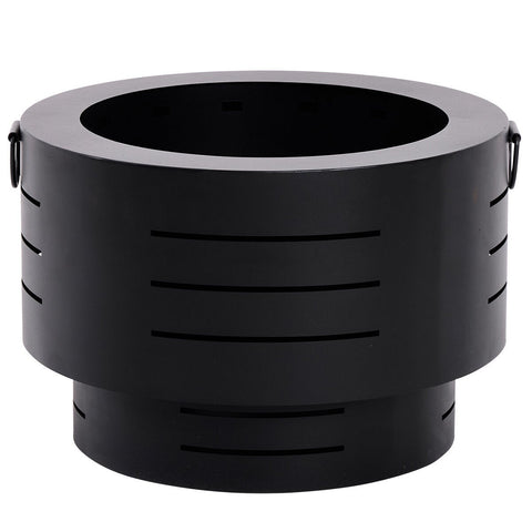Glow Dante Outdoor Fire Pit Bowl Low Smoke Black Portable Powder Coated — image 2