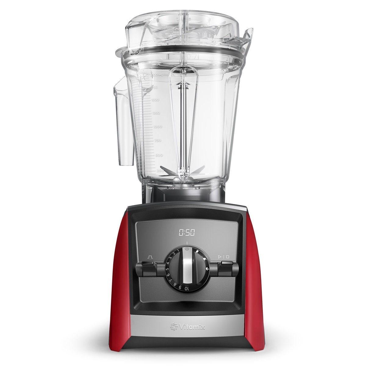 Vitamix Ascent Series A2500i High Performance Blender 2L - Red - 1200W, 3 Programs, Sleep Mode - 063211