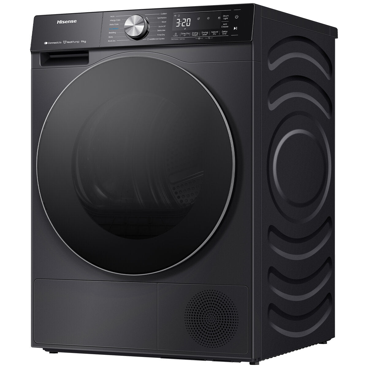 Hisense 9kg Series 7 Heat Pump Dryer HDF7S90HB Energy Efficient 10 Star Rating - SuperSaverAU - view 3