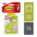 Command White Adhesive Wire-Back Picture Hanger - 3 Pack