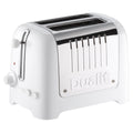Dualit 2 Slot Lite Toaster White DU26209 with Extra Wide Slots, Bagel & Defrost Functions - SuperSaverAU - view 2