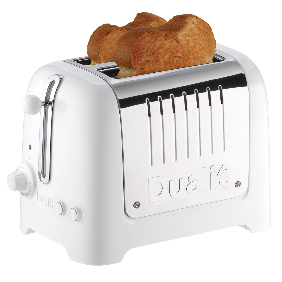 Dualit 2 Slot Lite Toaster White DU26209 with Extra Wide Slots, Bagel & Defrost Functions - SuperSaverAU - view 4