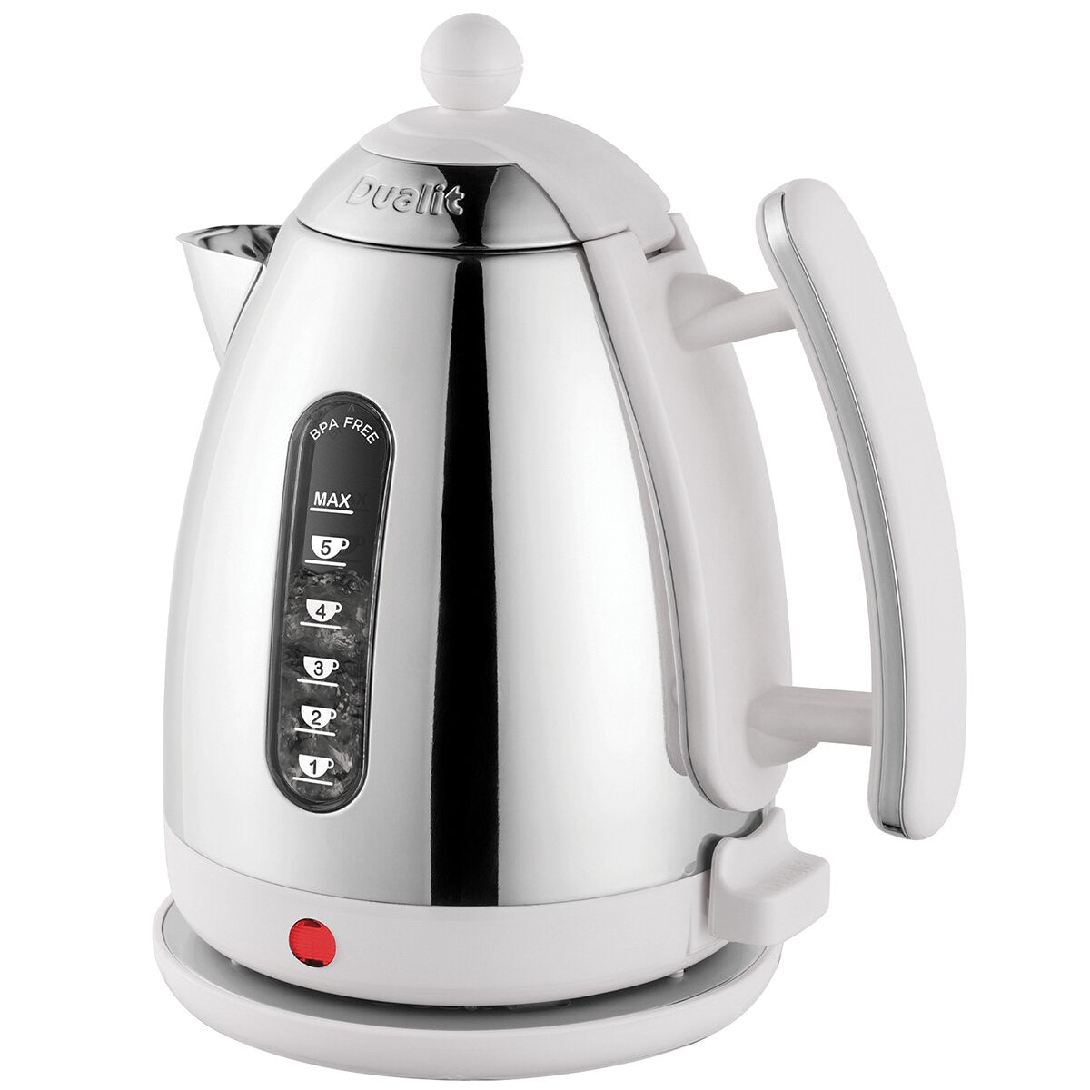 Dualit Lite Jug Kettle 1.5L Gloss White DU72041 Fast Boil & Easy Pour - SuperSaverAU - view 3