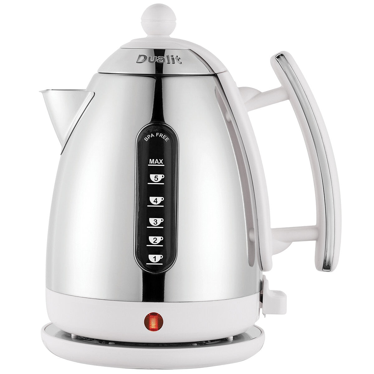 Dualit Lite Jug Kettle 1.5L Gloss White DU72041 Fast Boil & Easy Pour - SuperSaverAU - view 2