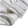 Riviera Homes Marble Print Bath Mat 2 Pack Grey 40 x 60cm - Plush, Super Soft, Machine Washable, Non Skid - SuperSaverAU - view 3