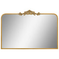 Life In Style Antique Gold Wall Mirror 960x660mm with Scroll Decoration - SuperSaverAU - view 2
