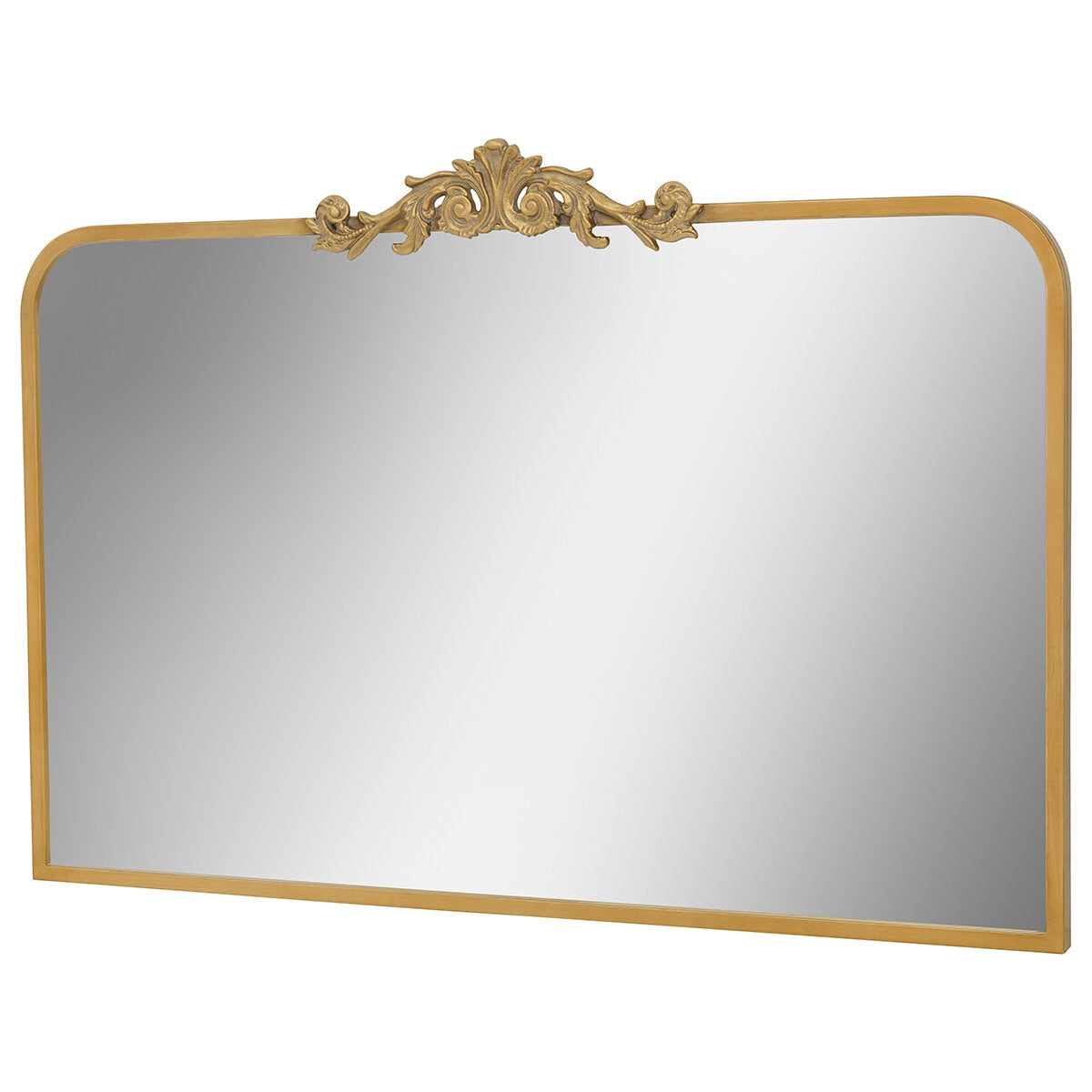 Life In Style Antique Gold Wall Mirror 960x660mm with Scroll Decoration - SuperSaverAU - view 3