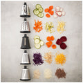 MIU Rotary Food Grater With 5 Replaceable Drums - Stainless Steel, Suction Base, Easy to Clean - SuperSaverAU - view 3