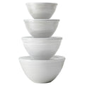 Pandex Ombre Mixing Bowls With Lids 4 Piece Set Grey - 100% Melamine, Heavy Weight, Dishwasher Safe, Lids Included - SuperSaverAU - view 3