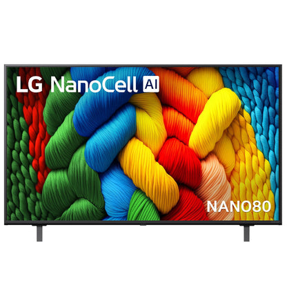 LG NANO80A 50 Inch AI LED UHD 4K Smart TV - 50NANO80ASA Size: 50 Inch