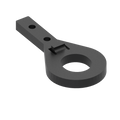 Peak No-Dig Fencing Black Steel Cut Panel Brackets