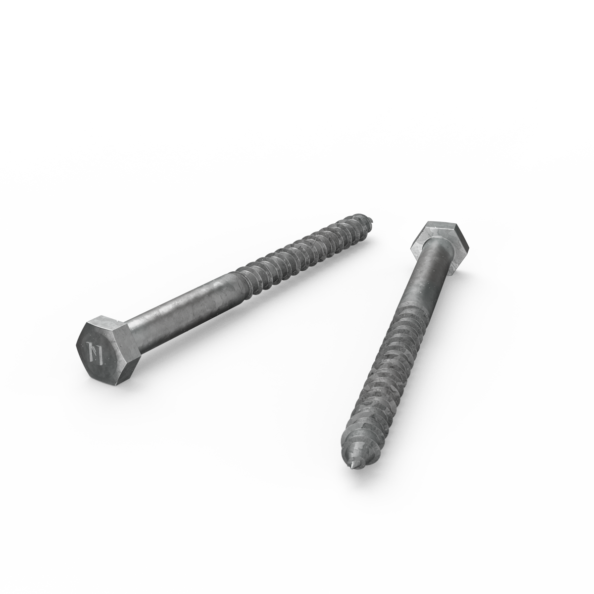 Zenith M10 x 130mm Hot Dip Galvanised Hex Head Coach Screw - Coarse Thread
