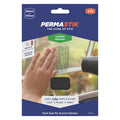 Permastik 180 x 130mm Black Fibreglass Flyscreen Heat Seal Repair Patches 3 Pack