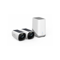 Eufy eufyCam 3 Wireless Security Camera Kit 2 Pack with HomeBase 3, White, T8871TW1