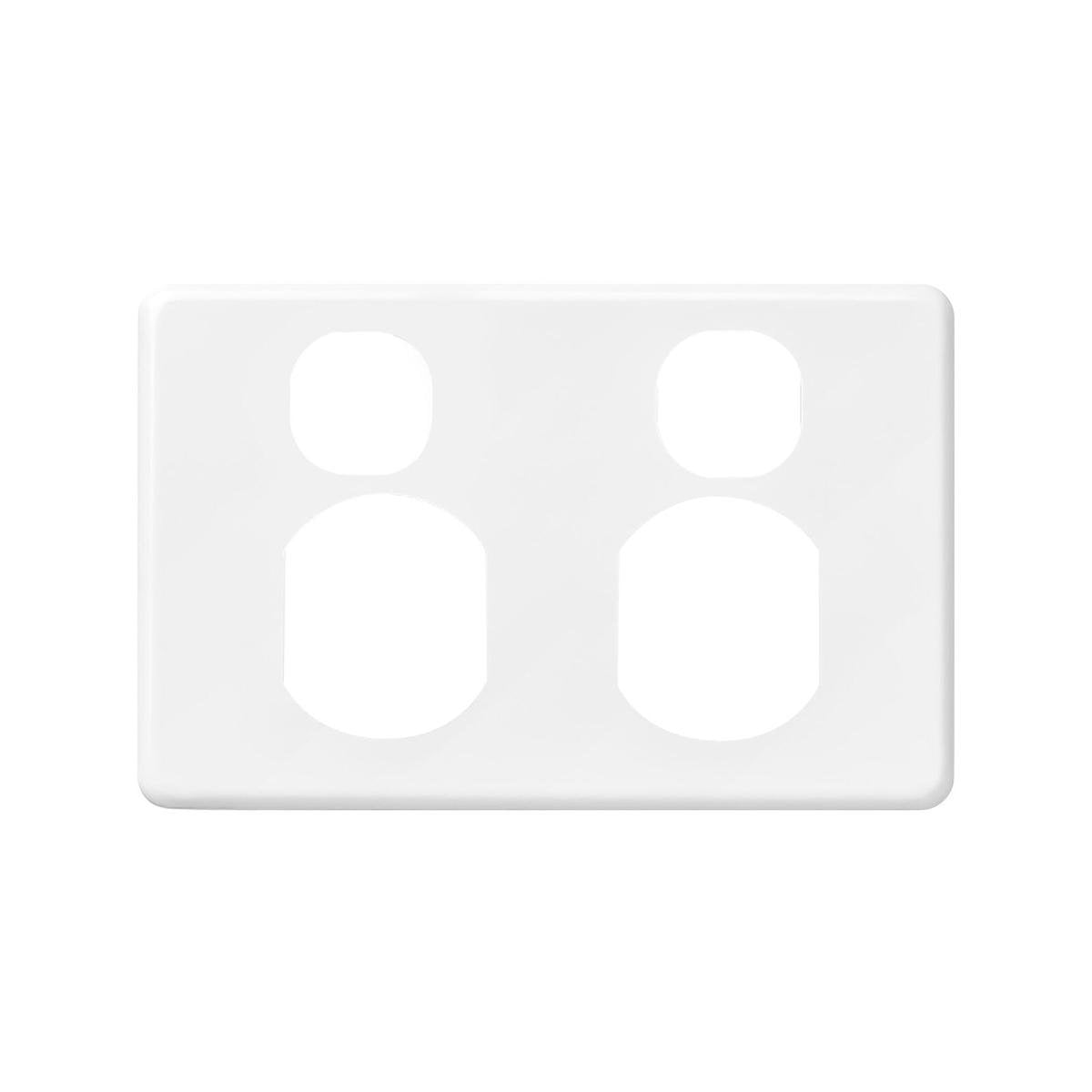 Deta Clip on Cover - Power Point Replacement - 75mm x 25mm x 115mm - White - SuperSaverAU - view 1