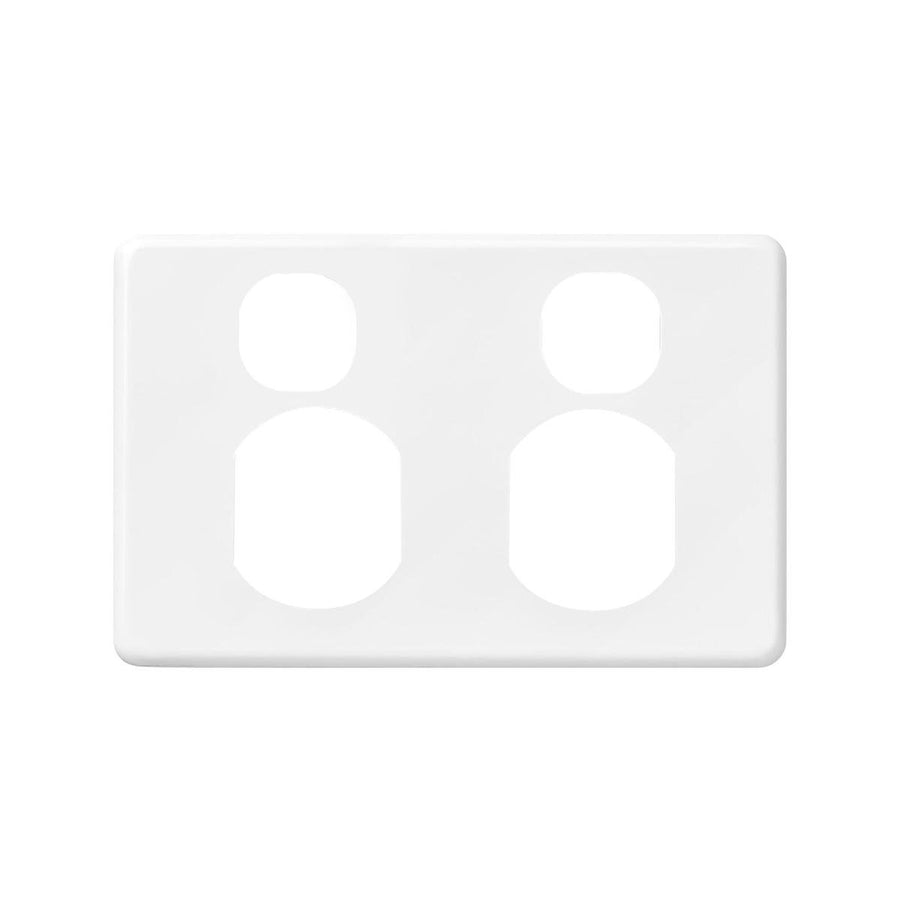 Deta Clip on Cover - Power Point Replacement - 75mm x 25mm x 115mm - White - SuperSaverAU - view 1