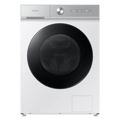 Samsung Bespoke AI 12kg Front Load Washing Machine - White, AI Wash, Auto Dispense - WW12BB94ADGH