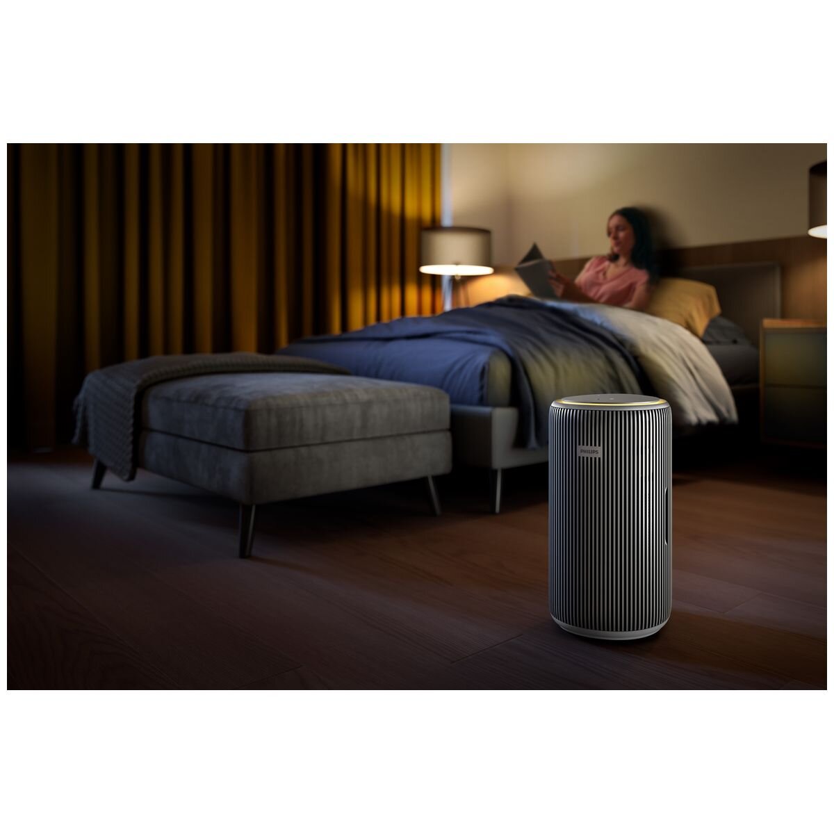 Philips PureProtect Pro 4200 Air Purifier - Double-Fan, 4-Layer Filtration, Up to 156m² Coverage - AC4220-12