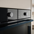 Haier 60cm 500 Series Pyrolytic Oven - 78L, 12 Functions, Air Fry, Steam Assist, Black - HWO60S12EPB5