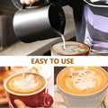 350 ml Stainless Steel Milk Frothing Pitcher for Coffee and Lattes - Matte Black - view 4