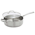 GreenPan Superior Deep Sauté 28cm 4.7L PFAS-Free Tri-Clad Stainless Steel Cookware - SuperSaverAU - view 2