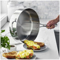 GreenPan Superior Deep Sauté 28cm 4.7L PFAS-Free Tri-Clad Stainless Steel Cookware - SuperSaverAU - view 5