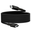 Belkin BoostCharge USB-C to USB-C Cable 1M CAB015BT1MBK | Fast Charging 240W MacBook Pro 14” | Dual E-marker Chips | Durable Nylon & Aluminum - SuperSaverAU - view 5