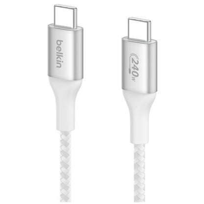 Belkin BoostCharge USB-C to USB-C Cable 2M EPR 240W PD 3.1 MacBook Chromebook iPad Charging Cable