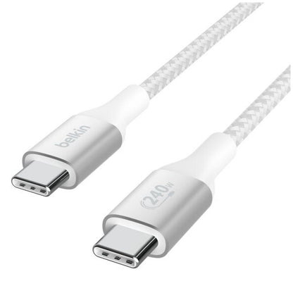 Belkin BoostCharge USB-C to USB-C Cable 2M EPR 240W PD 3.1 MacBook Chromebook iPad Charging Cable