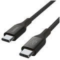Belkin BoostCharge USB-C to USB-C Cable 1M CAB015BT1MBK | Fast Charging 240W MacBook Pro 14” | Dual E-marker Chips | Durable Nylon & Aluminum - SuperSaverAU - view 3