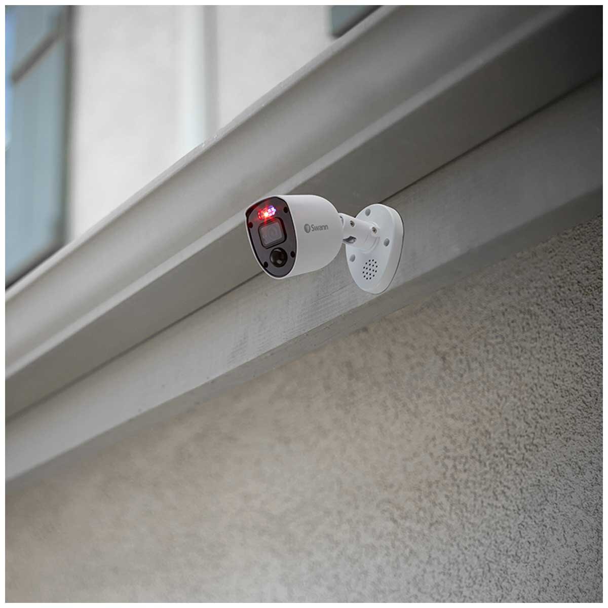 Swann 6 Camera 8 Channel 1080p Full HD DVR Security System SWDVK-84680W4SL2D with True Detect Technology, Night2Day Colour Night Vision, Smartphone Control, and Weatherproof Design